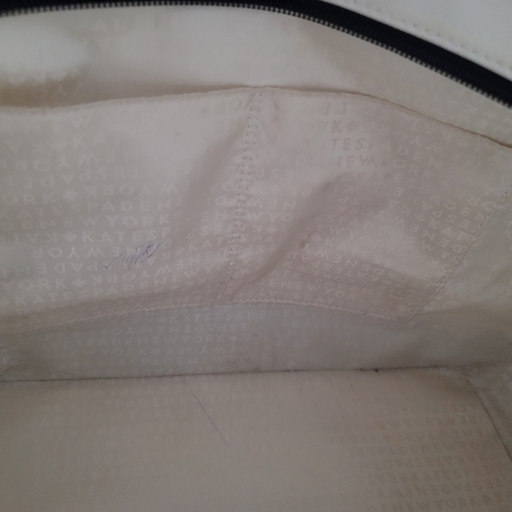 Kate Spade Hot Sauce Coated Canvas Tote, Good Used Condition - Picture 15 of 16